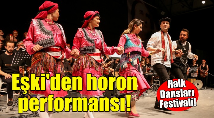 Başkan Eşki'den horon performansı!