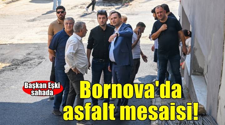 Başkan Eşki'den asfalt mesaisi