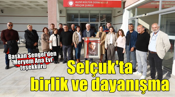 Başkan Filiz Ceritoğlu Sengel'den Cemevinde birlik ve dayanışma vurgusu