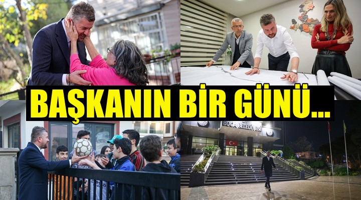 Başkan Görkem Duman bir mesai gününü Bucalılarla paylaştı