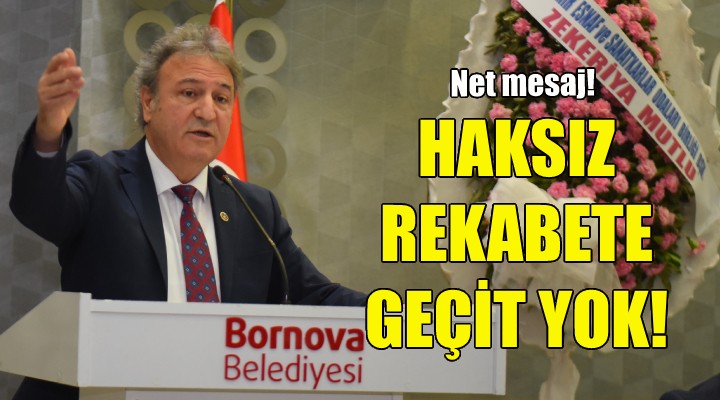 Başkan İduğ: Haksız rekabete izin vermeyeceğiz!