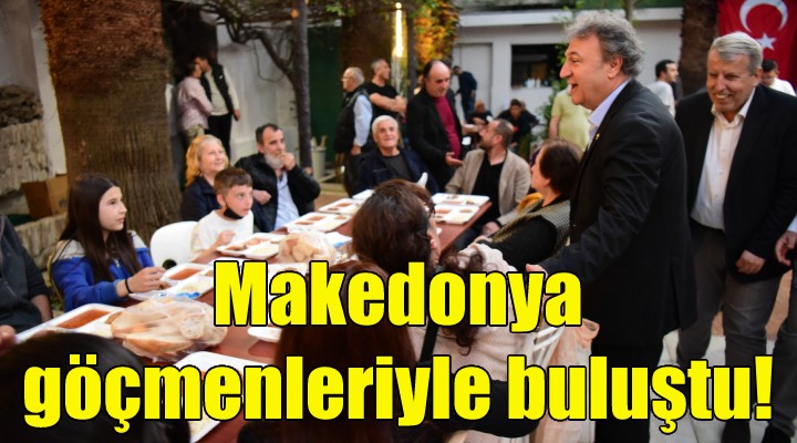 Başkan İduğ Makedonya göçmenleriyle buluştu!