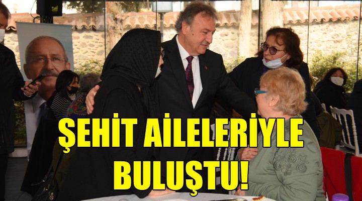 Başkan İduğ şehit aileleriyle buluştu!