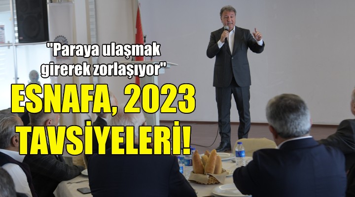 Başkan İduğ'dan esnafa 2023 tavsiyeleri!