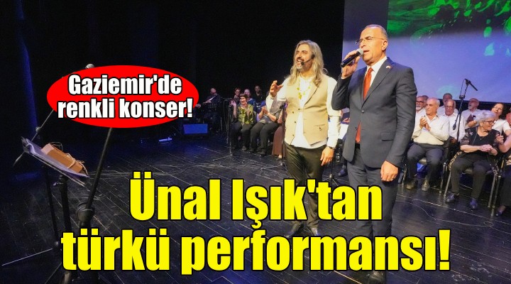 Başkan Işık'tan türkü performansı!