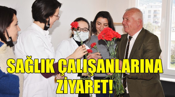 Başkan Karakayalı'dan sağlık çalışanlarına ziyaret!