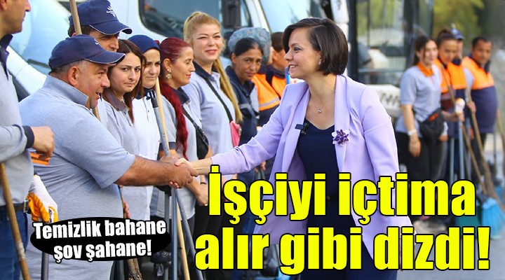 Başkan Kınay'a tepki yağdı... İşçiyi içtima alır gibi dizdi!