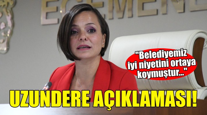 Başkan Kınay'dan Uzundere açıklaması!