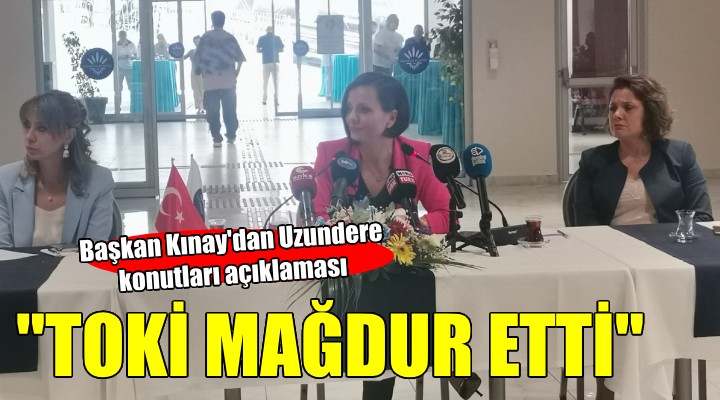 Başkan Kınay'dan Uzundere konutları mesajı... TOKİ MAĞDUR ETTİ!