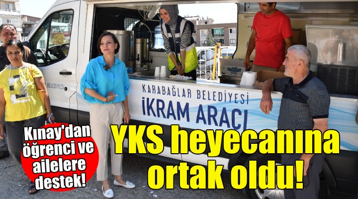 Başkan Kınay velilerin YKS heyecanına ortak oldu!