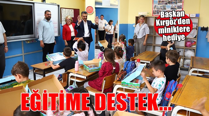 Başkan Kırgöz'den eğitime destek....