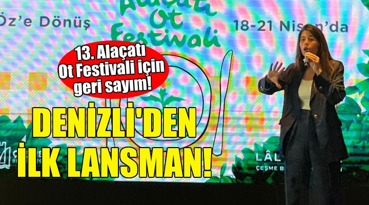 Başkan Lal Denizli'den ilk lansman!