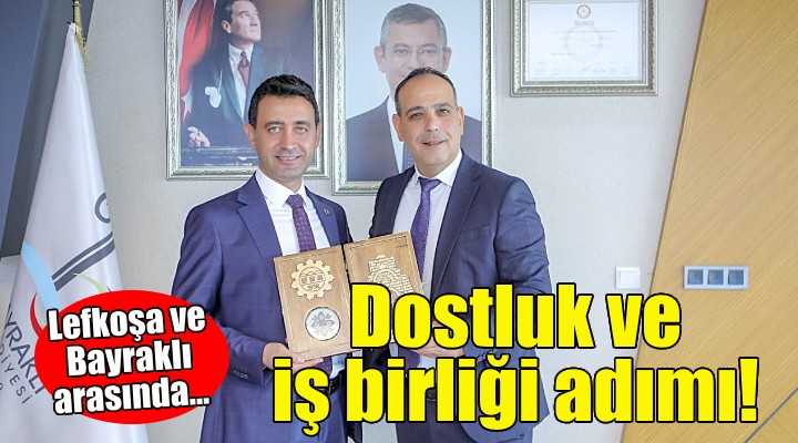 Başkan Önal, Lefkoşa Türk Belediyesi Başkanı Harmancı'yı ağırladı!