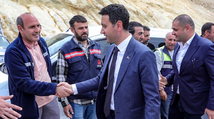 Başkan Önal, şantiyede işçilerle buluştu