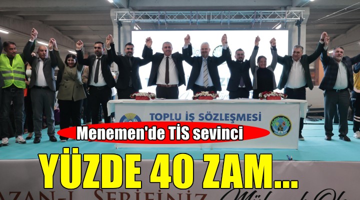 Başkan Pehlivan'dan personele zam müjdesi...