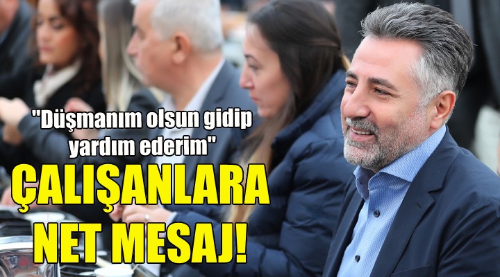 Başkan Sandal'dan çalışanlara net mesaj!