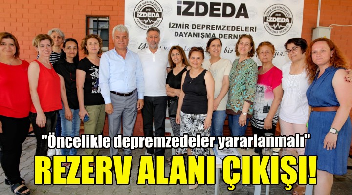 Başkan Sandal'dan rezerv alanı çıkışı!