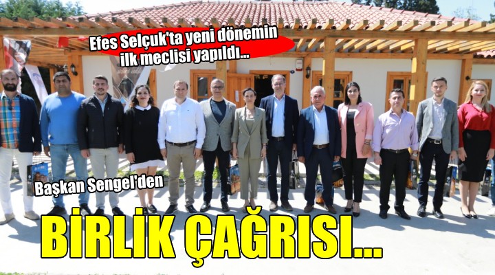 Başkan Sengel: ''Şimdi birlikte çalışma zamanı''