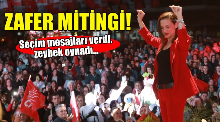 Başkan Sengel'den Zafer Mitingi!