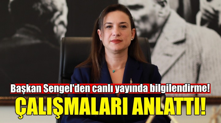 Başkan Sengel'den canlı yayında bilgilendirme!