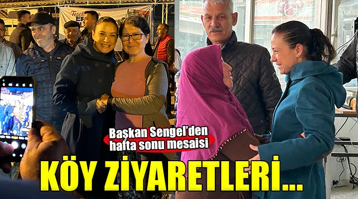 Başkan Sengel'den köy ziyaretleri...