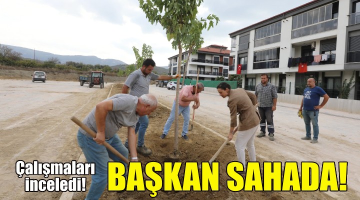 Başkan Sengel sahada çalışmaları inceledi!