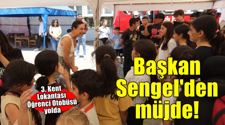 Başkan Sengel'den öğrencilere yeni müjde: 3. Kent Lokantası Öğrenci Otobüsü yolda