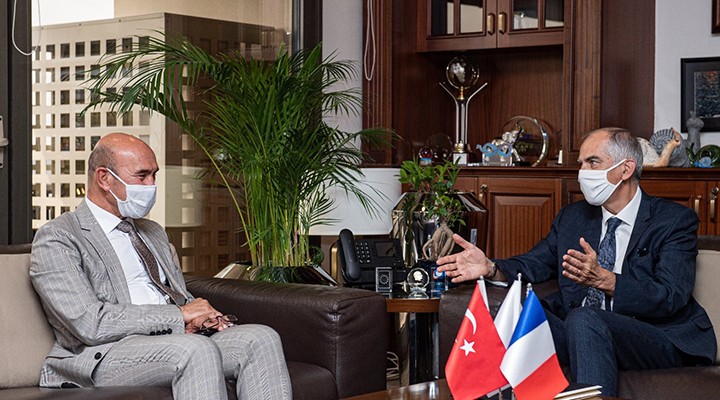 Başkan Soyer, Fransa'nın Ankara Büyükelçisi buluştu