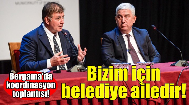 Başkan Tugay: Bizim için belediye ailedir!