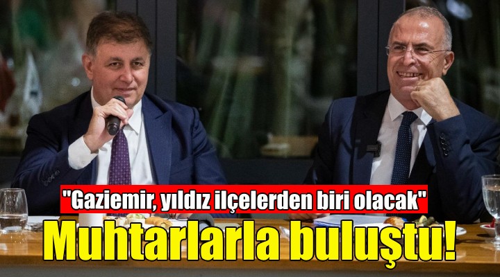 Başkan Tugay: Gaziemir kentin yıldız ilçelerinden biri olacak!