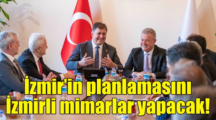 Başkan Tugay: İzmir'in planlamasını İzmirli mimarlar yapacak!