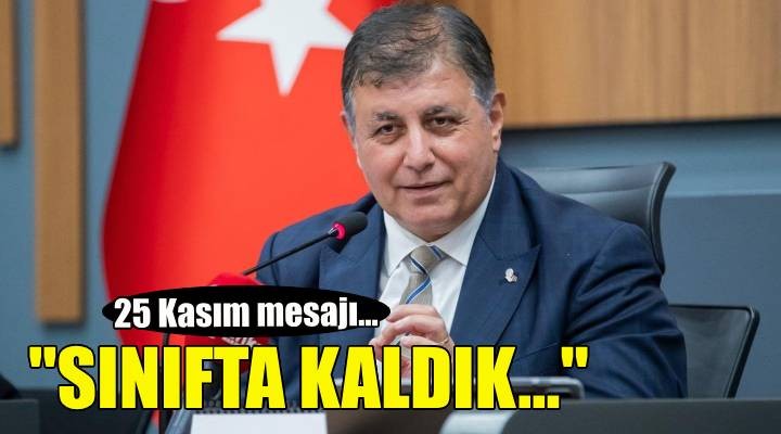 Başkan Tugay: Kadına yönelik şiddetle mücadelede sınıfta kaldık!