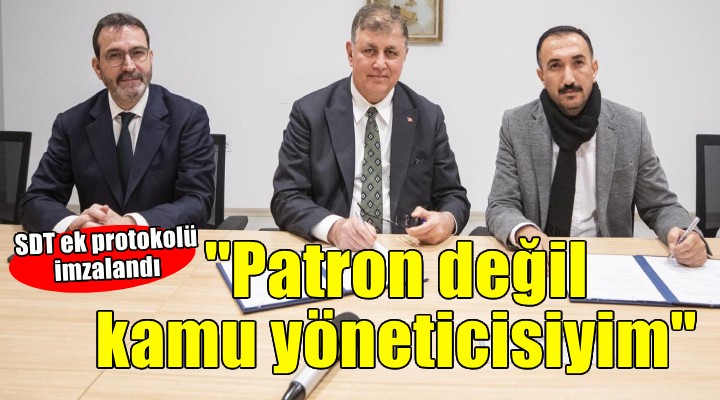 Başkan Tugay: Patron değil, kamu yöneticisiyim