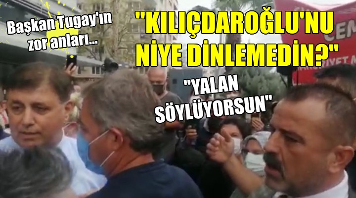Başkan Tugay'a büyük tepki... 'Yalan söylüyorsun, Kılıçdaroğlu'nu niye dinlemedin?'