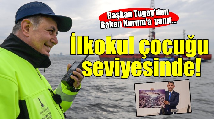 Başkan Tugay'dan Bakan Kurum'a 'Yapay zeka fotoğrafı' yanıtı: İlkokul çocuğu seviyesinde!