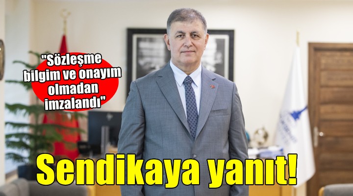 Başkan Tugay'dan Belediye İş'e yanıt... 