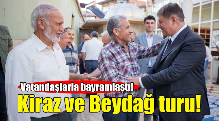 Başkan Tugay'dan Kiraz ve Beydağ turu!