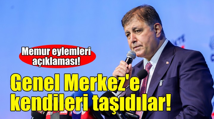 Başkan Tugay'dan memur eylemleri açıklaması: Genel Merkez'e kendileri taşıdılar!