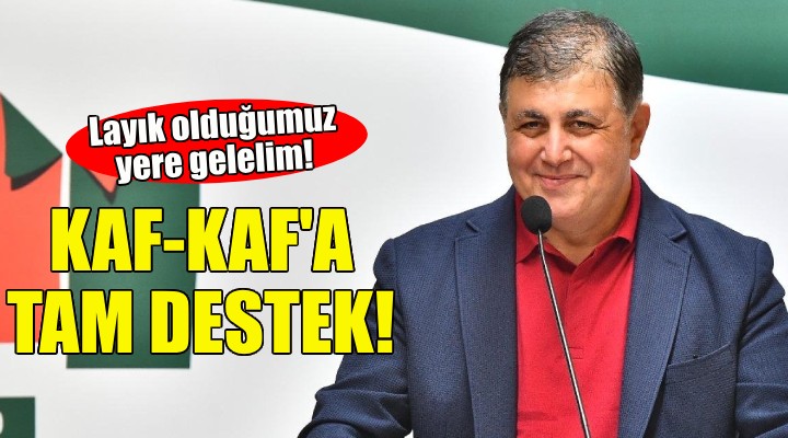 Başkan Tugay'dan Karşıyaka'ya tam destek!