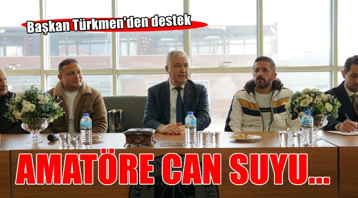 Başkan Türkmen'den amatör spor kulüplerine can suyu...