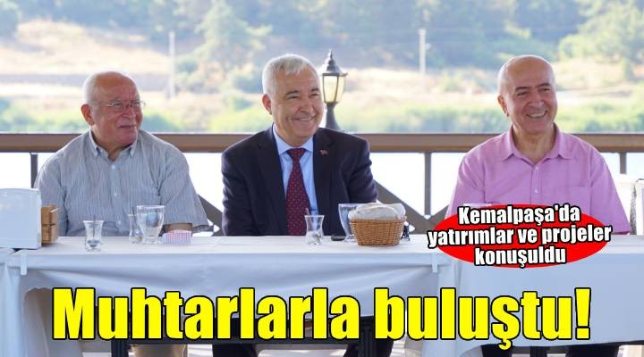 Başkan Türkmen muhtarlarla bir araya geldi