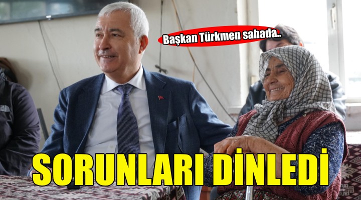 Başkan Türkmen sahada