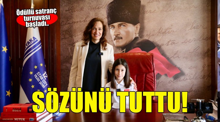 Başkan Ünsal, çocuk başkana verdiği sözü tuttu