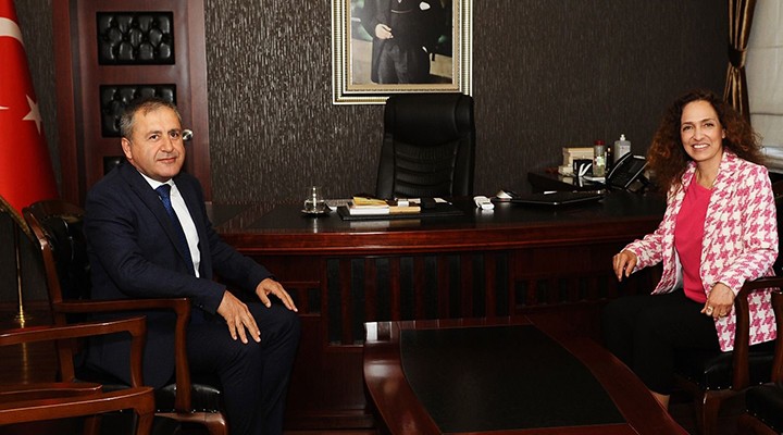 Başkan Ünsal'dan Kaymakam Demir'e ziyaret...