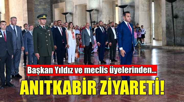 Başkan Yıldız'dan Anıtkabir ziyareti!