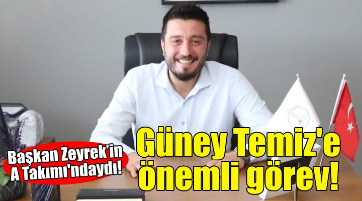 Başkan Zeyrek'ten A Takımı'ndaki Temiz'e önemli görev!