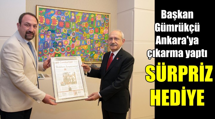 Başkan Gümrükçü'den CHP lideri Kılıçdaroğlu'na ziyaret