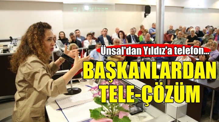 Başkanlardan Tele- Çözüm!