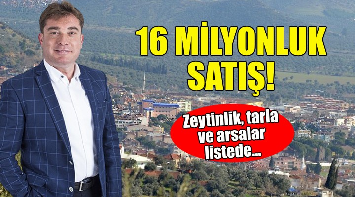 Bayındır Belediyesi'nden 16 milyonluk satış daha!