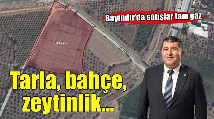 Bayındır Belediyesi'nden 43 milyonluk satış!